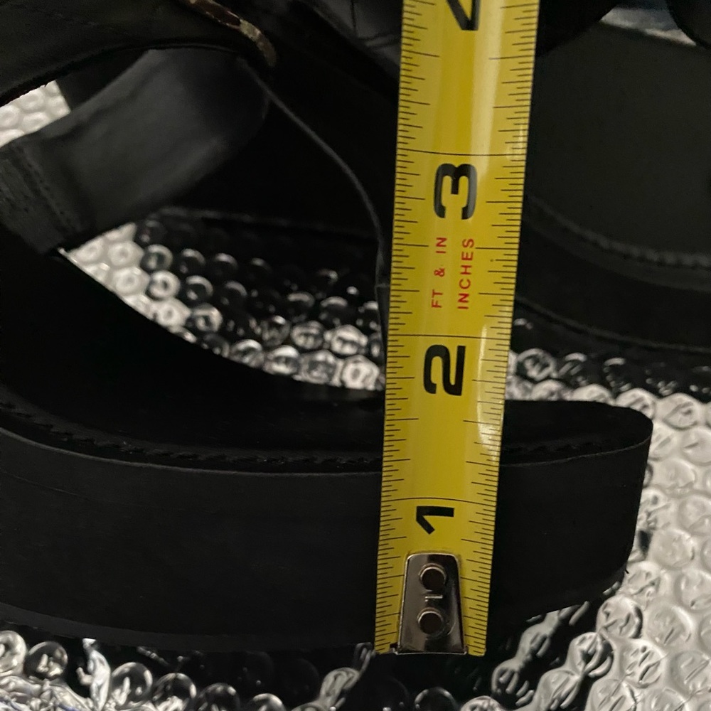 Aldo wedge thong sandals size 11 - Picture 6 of 11